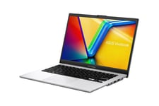 ASUS Vivobook Go 14 E1404GA-EB299W Bærbar PC - Intel Core i3 N305 / 1.8 GHz - 8 GB DDR4 - 128 GB SSD - UFS 2.1 - 14"