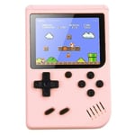 500 i 1 Retro Gameboy Mini Handheld Videospelskonsol Inbyggd Klassisk Spelkonsol Barn Vuxna Rolig Leksak Present Rosa