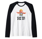 Bob Can We Fix It Builder Raglan Baseball Tee