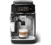 PHILIPS Series 2300 LatteGo EP2336/40 Smart Bean to Cup Coffee Machine - Chrome and Black, Black,Silver/Grey