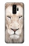 White Lion Face Case Cover For Samsung Galaxy S9 Plus