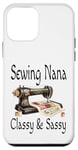 Coque pour iPhone 12 mini Sewing Nana Classy And Sassy Queen Machine à coudre vintage