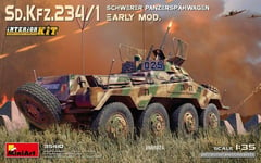 MINI ART 35410 1/35 Sd.Kfz.234/1 Schwerer Panzerspahwagen. Tôt Mod. Interior K