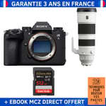 Sony A9 III + FE 200-600mm f/5.6-6.3 G OSS + 1 SanDisk 512GB Extreme PRO UHS-II SDXC 300 MB/s + Ebook '20 Techniques pour Réussir vos Photos' - Appareil Photo Professionnel