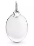 Pandora Engravable Pendant Oval Tag 925 Sterling Silver Bracelet/Necklace/charm