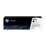 HP 201X, black toner cartridge