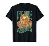 The Big Lebowski Dude Abides Floral Portrait T-Shirt