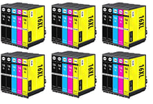 Supply Guy 30 XL Ink Cartridges compatible with Epson 16XL Multipack for WorkForce WF2010 WF2500 WF2510 WF2520 WF2530 WF2540 WF2630 WF2650 WF2660 WF2700 WF2750 WF2760