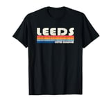 Retro Vintage 70s 80s Style Leeds, United Kingdom T-Shirt