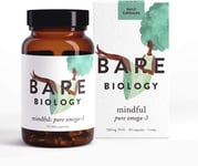 Bare Biology Mindful Omega 3 Fish Oil Capsules - Support for Brain Function and