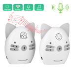 Audio Baby Monitor 2.4GHz Wireless Music 2 Way Voice Small Night Light Walki New