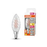 OSRAM Lampe LED dimmable Superstar avec un rendu des couleurs particulièrement élevé (CRI90), E14-base, verre dépoli ,Blanc chaud (2700K), 470 Lumen,Remplacement de 40W-Ampoules 1-Pack