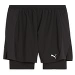 PUMA Løpeshorts Run Velocity 2-i-1 - Sort, størrelse Small