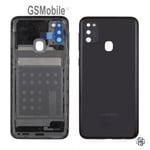 Cover Battery Glass Camera Battery Cover Black Samsung Galaxy M21 M215 Original