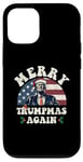 Coque pour iPhone 12/12 Pro Joyeux Noël de Trump : encore un jeu de mots drôle