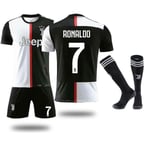 Ronaldo #7 fotbollströja för barn fotbollsstrumpor set-WELLNGS 18#