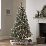 Habitat 6ft Pre lit Blue Oscar With Pine Cone Christmas Tree