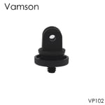 CNYO® Vamson pour Go Pro Accessoires Mini Trépied Vis Mount Adapter Avec 1/4 "vis Manfrotto Pour GoPro Hero 3 + pour Xiaomi pour yi VP102