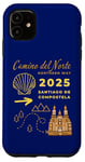 Coque pour iPhone 11 Camino Del Norte 2025 Saint-Jacques-de-Compostelle