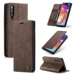 CaseMe vintage Samsung Galaxy A70 fodral - Brun