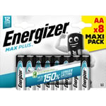 8 Piles Alcalines AA / LR6 Energizer Max Plus