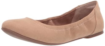 Amazon Essentials Ballerines Belice Femme, Havane Micro Suède, 37.5 EU