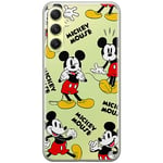 ERT GROUP Coque de téléphone Portable pour Samsung A34 5G Original et sous Licence Officielle Disney Motif Mickey 050 Parfaitement adapté à la Forme du téléphone Portable, partiel imprimé