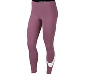 Nike W NSW LEGASEE LGGNG Swoosh Pantalon Femme, Plum Dust/White, FR : S (Taille Fabricant : S)