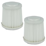 2 Cartridge Filter for Black & Decker Dustbuster Flexi PD1800EL