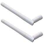 2-Pack HQRP 2.4-2.5Ghz RP-SMA WiFi Booster Antenna WLAN for DLink DIR DWL Series