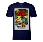T-Shirt Homme Col Rond Blood Of The Vampire Vieille Affiche Film Rétro Poster Cinéma Vintage