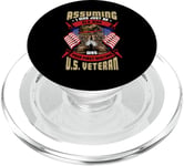 Assuming I was an Old Man Was Your First Mistake U.S. Vet PopSockets PopGrip for MagSafe