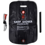 Douche solaire d'extérieur de camping 20 l 2 pcs - Inlife