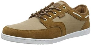 Etnies Men's Dory Skateboarding Shoes, Brown (215-Brown/Tan/White 215), 4 UK