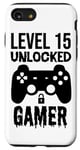 iPhone SE (2020) / 7 / 8 Level 15 Unlocked Gamer - Funny Gaming 15th Birthday Case