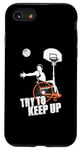 Coque pour iPhone SE (2020) / 7 / 8 Un joueur de basket-ball en fauteuil roulant essaie de suivre