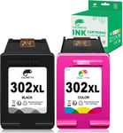 302Xl Remanufacturées Cartouche D'Encre Pour Hp Cartouche 302 Xl Noir Et Couleur Deskjet 2130 3630 3639 3636 2132 Envy 4520 4512 4525 Officejet 3830 3831 5220 5230 4650 4658 5255 Imprimante