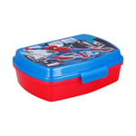 My sweety pop - Boîte à goûter - Lunch box - Pour enfant - Crèche - Maternelle - Ecole - Vacances - Repas - 17 cm - Idée Cadeau - Spiderman - Bleu/Rouge - Pour garcon