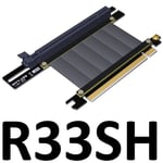 0.05m R33SH Câble d'extension de carte graphique Pcie x16 pci-e 16x, pour châssis Antec CoolMaster Corsair Gigabyte MSI PHANTEKS Deepcool Segotep TT Nipseyteko