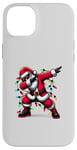 Coque pour iPhone 14 Plus Costume de Père Noël amusant avec lumière de Noël