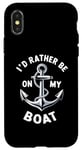 Coque pour iPhone X/XS I Don't Need Therapy Boat Cruise Yacht