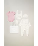 Rock A Bye Baby Girl Cotton 5-Piece Gift Set - Cream - Size 3-6M