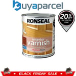 Ronseal 36836 Interior Varnish Quick Dry Satin Medium Oak 750ml RSLIVSMO750