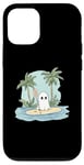 iPhone 12/12 Pro Funny Ghost Stand Up Paddle Halloween Lake Summer Costume Case