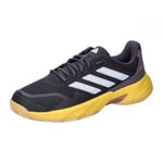 adidas Men's CourtJam Control 3 Clay Tennis Shoes Sneaker, Aurora Black/Zero met/Spark, 11.5 UK