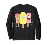 SpongeBob SquarePants Sandy Patrick Ice Cream Pals Happy Long Sleeve T-Shirt