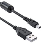 Câble Données Data De Charge Usb Uc-E6 / Uc-E16 / Uc-E17 Pour Nikon Coolpix 1,5M, Compatible Avec D5500 D5300 D5200 D5100 D5000 D750 D7200 D7100 D3300 Df B500 L120 L340 L810 L820 L830 L840 P[Q129]