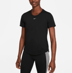 NIKE driFIT One Short Sleeve Top Black Women (L)