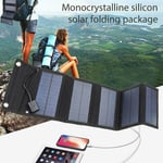 Camping Phone Charger Folding 70W Solar Panel USB Power Charger