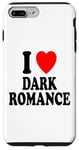 Coque pour iPhone 7 Plus/8 Plus I Heart (Love) Dark Romance Reading Romans Livres